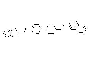 2-[[4-[4-(2-naphthoxymethyl)piperidino]phenoxy]methyl]-2,3-dihydroimidazo[2,1-b]oxazole
