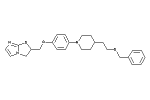 Image of 2-[[4-[4-(2-benzoxyethyl)piperidino]phenoxy]methyl]-2,3-dihydroimidazo[2,1-b]oxazole