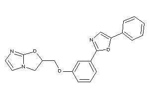 2-[[3-(5-phenyloxazol-2-yl)phenoxy]methyl]-2,3-dihydroimidazo[2,1-b]oxazole