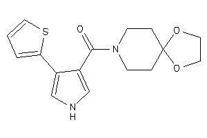 1,4-dioxa-8-azaspiro[4.5]decan-8-yl-[4-(2-thienyl)-1H-pyrrol-3-yl]methanone