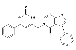 3-[(2-keto-4-phenyl-3,4-dihydro-1H-pyrimidin-6-yl)methyl]-5-phenyl-thieno[2,3-d]pyrimidin-4-one