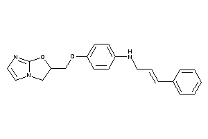 Cinnamyl-[4-(2,3-dihydroimidazo[2,1-b]oxazol-2-ylmethoxy)phenyl]amine