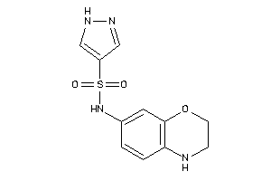N-(3,4-dihydro-2H-1,4-benzoxazin-7-yl)-1H-pyrazole-4-sulfonamide