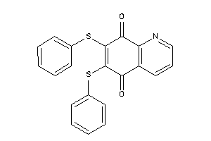 6,7-bis(phenylthio)quinoline-5,8-quinone