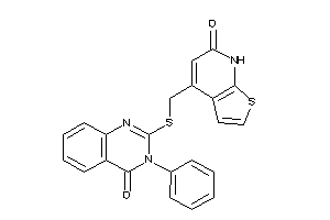 4-[[(4-keto-3-phenyl-quinazolin-2-yl)thio]methyl]-7H-thieno[2,3-b]pyridin-6-one