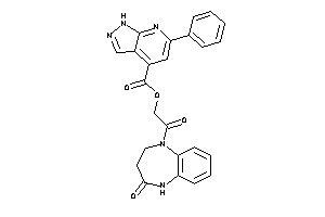 6-phenyl-1H-pyrazolo[3,4-b]pyridine-4-carboxylic Acid [2-keto-2-(4-keto-3,5-dihydro-2H-1,5-benzodiazepin-1-yl)ethyl] Ester