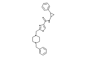 2-[(4-benzylpiperazino)methyl]-N-(2-phenylcyclopropyl)oxazole-4-carboxamide