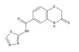 Image of 3-keto-N-(1,3,4-thiadiazol-2-yl)-4H-1,4-benzothiazine-6-carboxamide