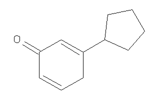 Image of 3-cyclopentylcyclohexa-2,5-dien-1-one