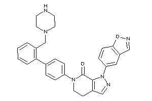 1-indoxazen-5-yl-6-[4-[2-(piperazinomethyl)phenyl]phenyl]-4,5-dihydropyrazolo[3,4-c]pyridin-7-one