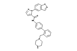 2-indoxazen-5-yl-N-[4-[2-(piperazinomethyl)phenyl]phenyl]pyrazole-3-carboxamide