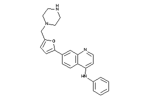 Phenyl-[7-[5-(piperazinomethyl)-2-furyl]-4-quinolyl]amine