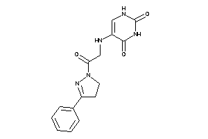 5-[[2-keto-2-(3-phenyl-2-pyrazolin-1-yl)ethyl]amino]uracil