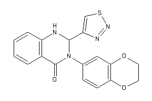 3-(2,3-dihydro-1,4-benzodioxin-6-yl)-2-(thiadiazol-4-yl)-1,2-dihydroquinazolin-4-one