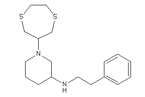 Image of [1-(1,4-dithiepan-6-yl)-3-piperidyl]-phenethyl-amine