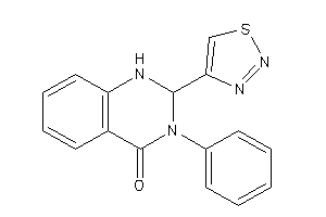 3-phenyl-2-(thiadiazol-4-yl)-1,2-dihydroquinazolin-4-one