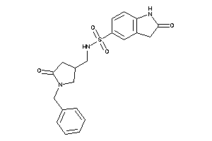 N-[(1-benzyl-5-keto-pyrrolidin-3-yl)methyl]-2-keto-indoline-5-sulfonamide