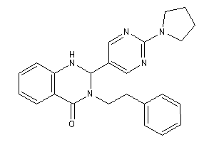 3-phenethyl-2-(2-pyrrolidinopyrimidin-5-yl)-1,2-dihydroquinazolin-4-one