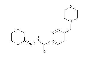 Image of N-(cyclohexylideneamino)-4-(morpholinomethyl)benzamide