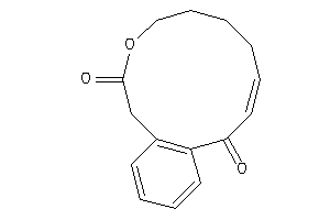 Image of 4-oxabicyclo[10.4.0]hexadeca-1(12),9,13,15-tetraene-3,11-quinone