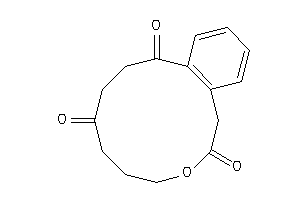 Image of 4-oxabicyclo[10.4.0]hexadeca-1(12),13,15-triene-3,8,11-trione