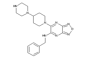 Benzyl-[6-(4-piperazinopiperidino)furazano[3,4-b]pyrazin-5-yl]amine