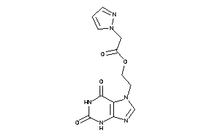 2-pyrazol-1-ylacetic Acid 2-(2,6-diketo-3H-purin-7-yl)ethyl Ester