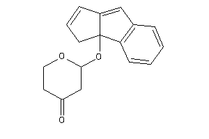 2-(1H-cyclopenta[a]inden-8b-yloxy)tetrahydropyran-4-one