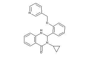 3-cyclopropyl-2-[2-(3-pyridylmethoxy)phenyl]-1,2-dihydroquinazolin-4-one