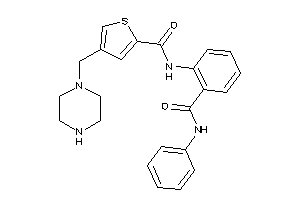 N-[2-(phenylcarbamoyl)phenyl]-4-(piperazinomethyl)thiophene-2-carboxamide