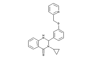 3-cyclopropyl-2-[3-(2-pyridylmethoxy)phenyl]-1,2-dihydroquinazolin-4-one