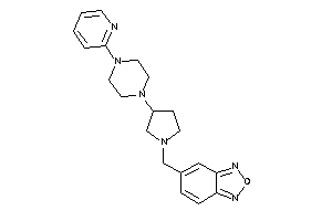 5-[[3-[4-(2-pyridyl)piperazino]pyrrolidino]methyl]benzofurazan