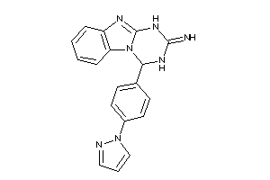 [4-(4-pyrazol-1-ylphenyl)-3,4-dihydro-1H-[1,3,5]triazino[1,2-a]benzimidazol-2-ylidene]amine