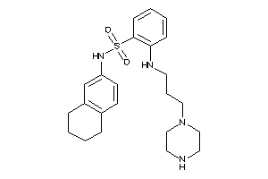 Image of 2-(3-piperazinopropylamino)-N-tetralin-6-yl-benzenesulfonamide