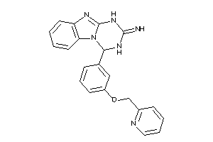 [4-[3-(2-pyridylmethoxy)phenyl]-3,4-dihydro-1H-[1,3,5]triazino[1,2-a]benzimidazol-2-ylidene]amine