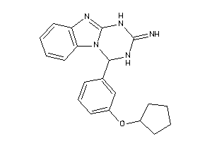 [4-[3-(cyclopentoxy)phenyl]-3,4-dihydro-1H-[1,3,5]triazino[1,2-a]benzimidazol-2-ylidene]amine