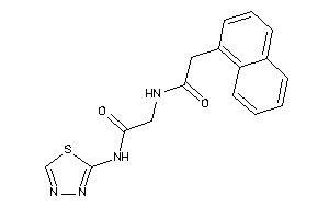 2-[[2-(1-naphthyl)acetyl]amino]-N-(1,3,4-thiadiazol-2-yl)acetamide