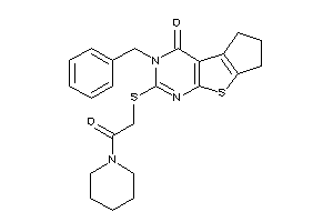 Benzyl-[(2-keto-2-piperidino-ethyl)thio]BLAHone