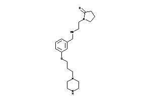 Image of 1-[2-[[3-(3-piperazinopropoxy)benzyl]amino]ethyl]-2-pyrrolidone