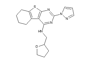 (2-pyrazol-1-yl-5,6,7,8-tetrahydrobenzothiopheno[2,3-d]pyrimidin-4-yl)-(tetrahydrofurfuryl)amine