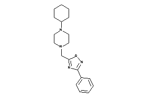 5-[(4-cyclohexylpiperazino)methyl]-3-phenyl-1,2,4-oxadiazole