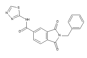 2-benzyl-1,3-diketo-N-(1,3,4-thiadiazol-2-yl)isoindoline-5-carboxamide