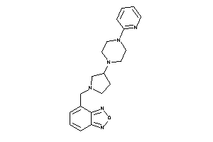 4-[[3-[4-(2-pyridyl)piperazino]pyrrolidino]methyl]benzofurazan