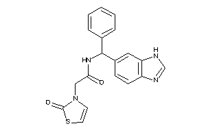 N-[3H-benzimidazol-5-yl(phenyl)methyl]-2-(2-keto-4-thiazolin-3-yl)acetamide