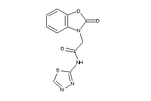 2-(2-keto-1,3-benzoxazol-3-yl)-N-(1,3,4-thiadiazol-2-yl)acetamide