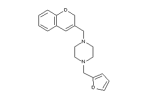 1-(2H-chromen-3-ylmethyl)-4-(2-furfuryl)piperazine