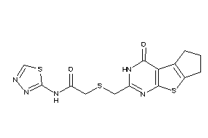 2-[(ketoBLAHyl)methylthio]-N-(1,3,4-thiadiazol-2-yl)acetamide