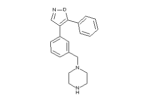5-phenyl-4-[3-(piperazinomethyl)phenyl]isoxazole