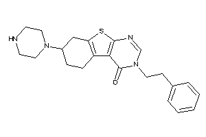 3-phenethyl-7-piperazino-5,6,7,8-tetrahydrobenzothiopheno[2,3-d]pyrimidin-4-one