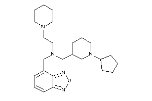 Benzofurazan-4-ylmethyl-[(1-cyclopentyl-3-piperidyl)methyl]-(2-piperidinoethyl)amine